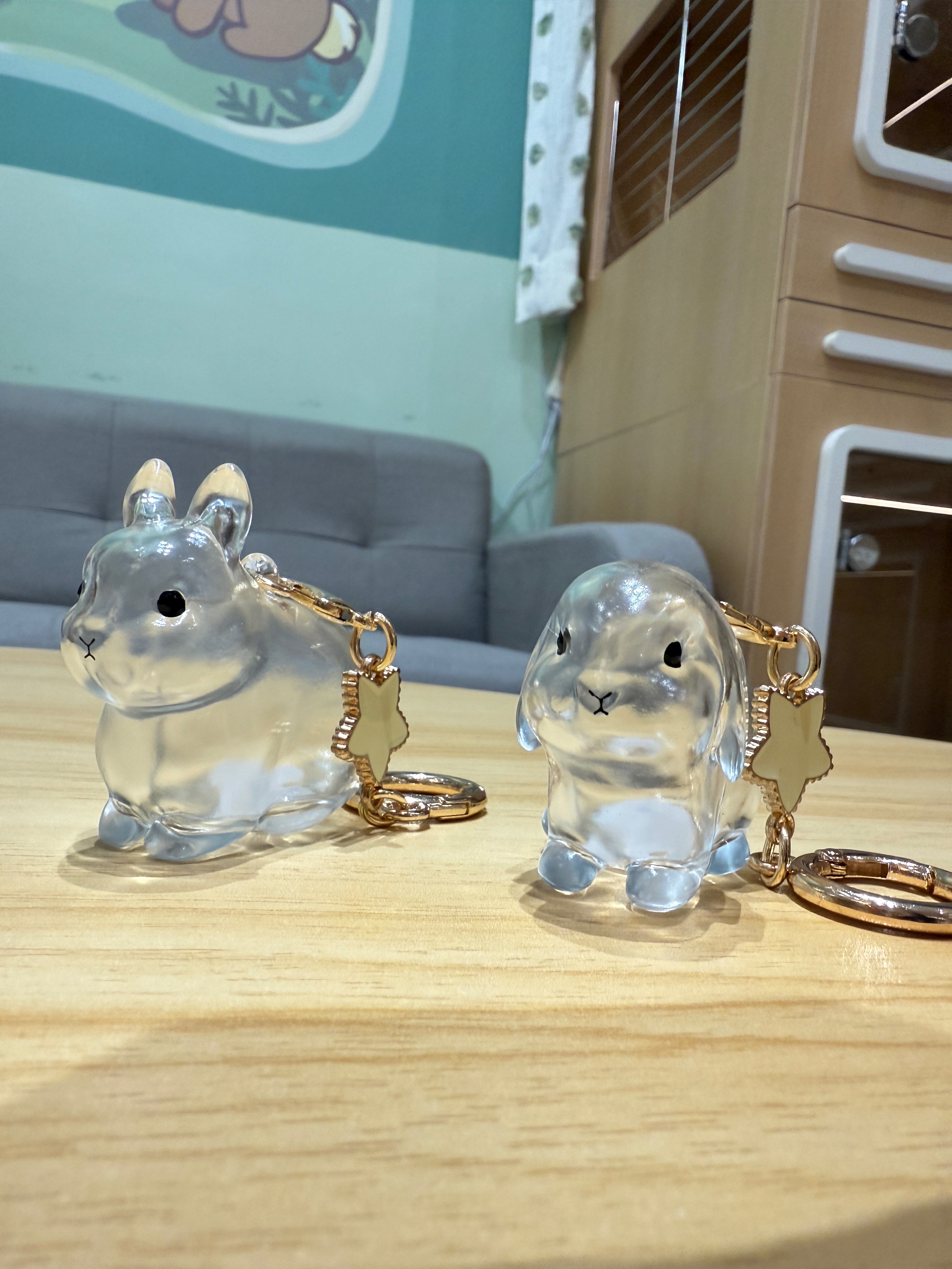 兔兔集毛吊飾