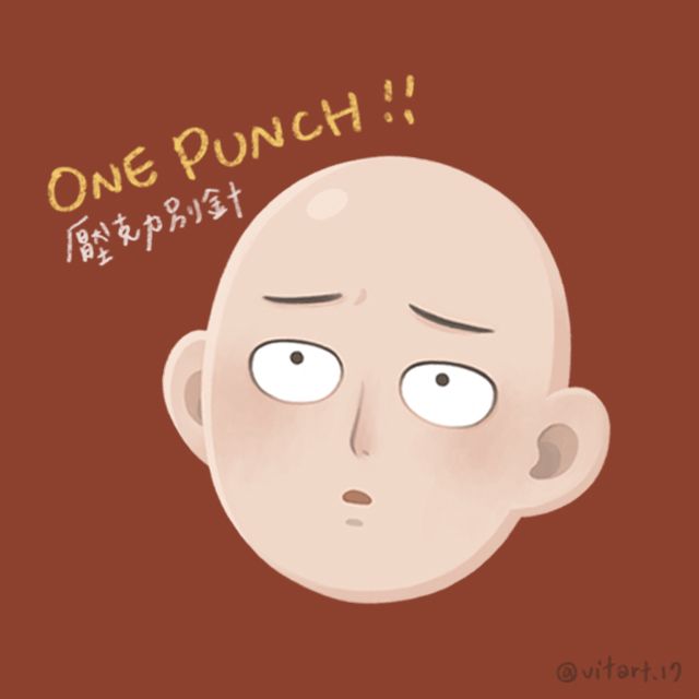 【二創｜一拳超人】 埼玉👊 壓克力別針