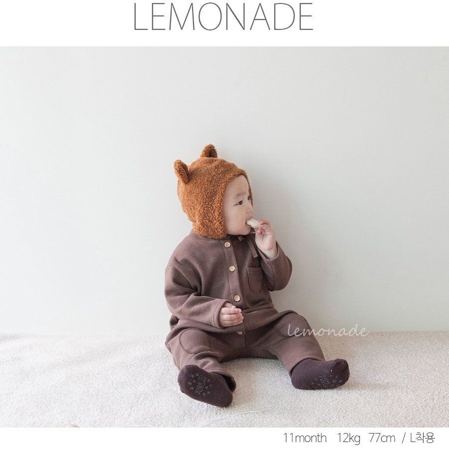 LEMONADE補丁連身包屁衣