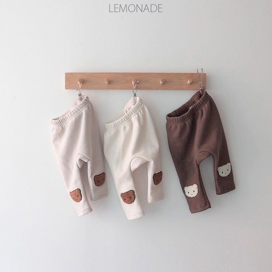 LEMONAD小熊刷毛內搭褲