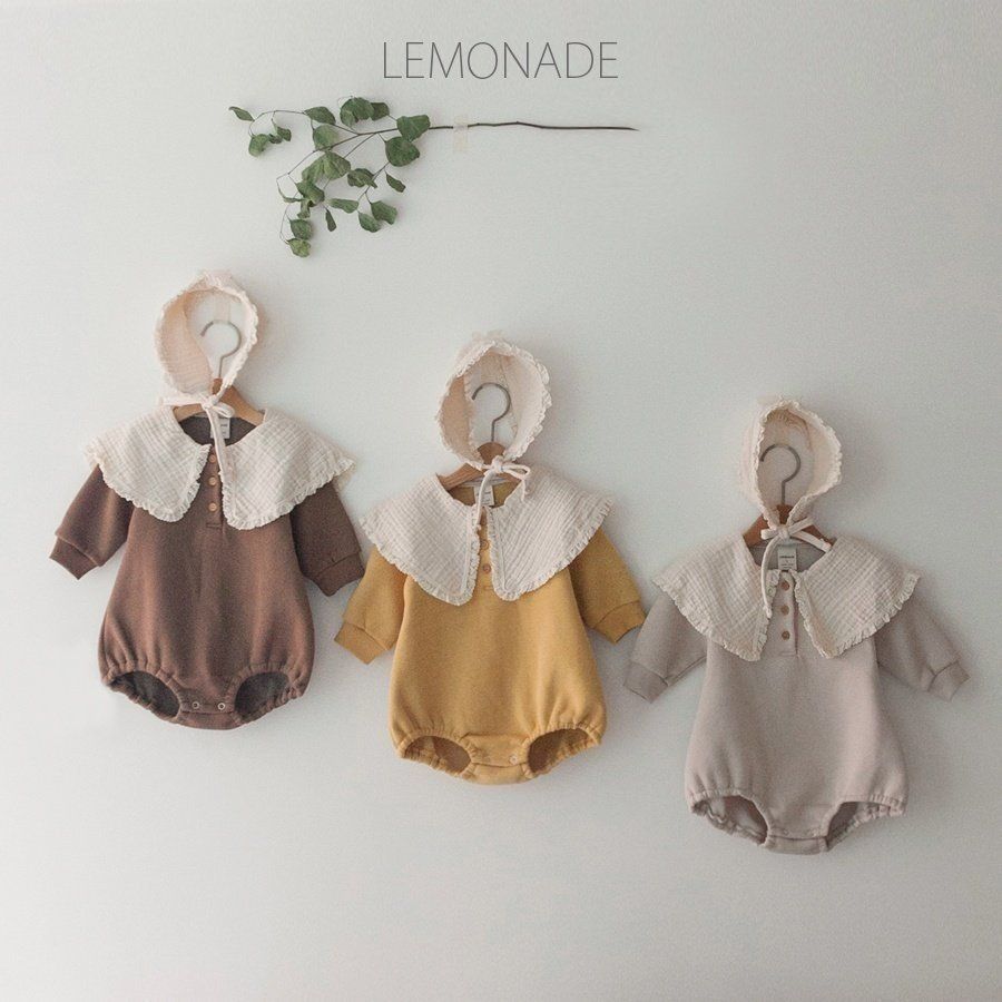 LEMONAD公主領包屁衣+髮帶