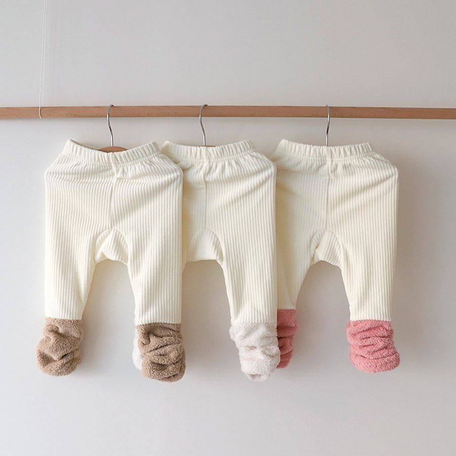 LEMONADE羅紋刷毛內搭褲