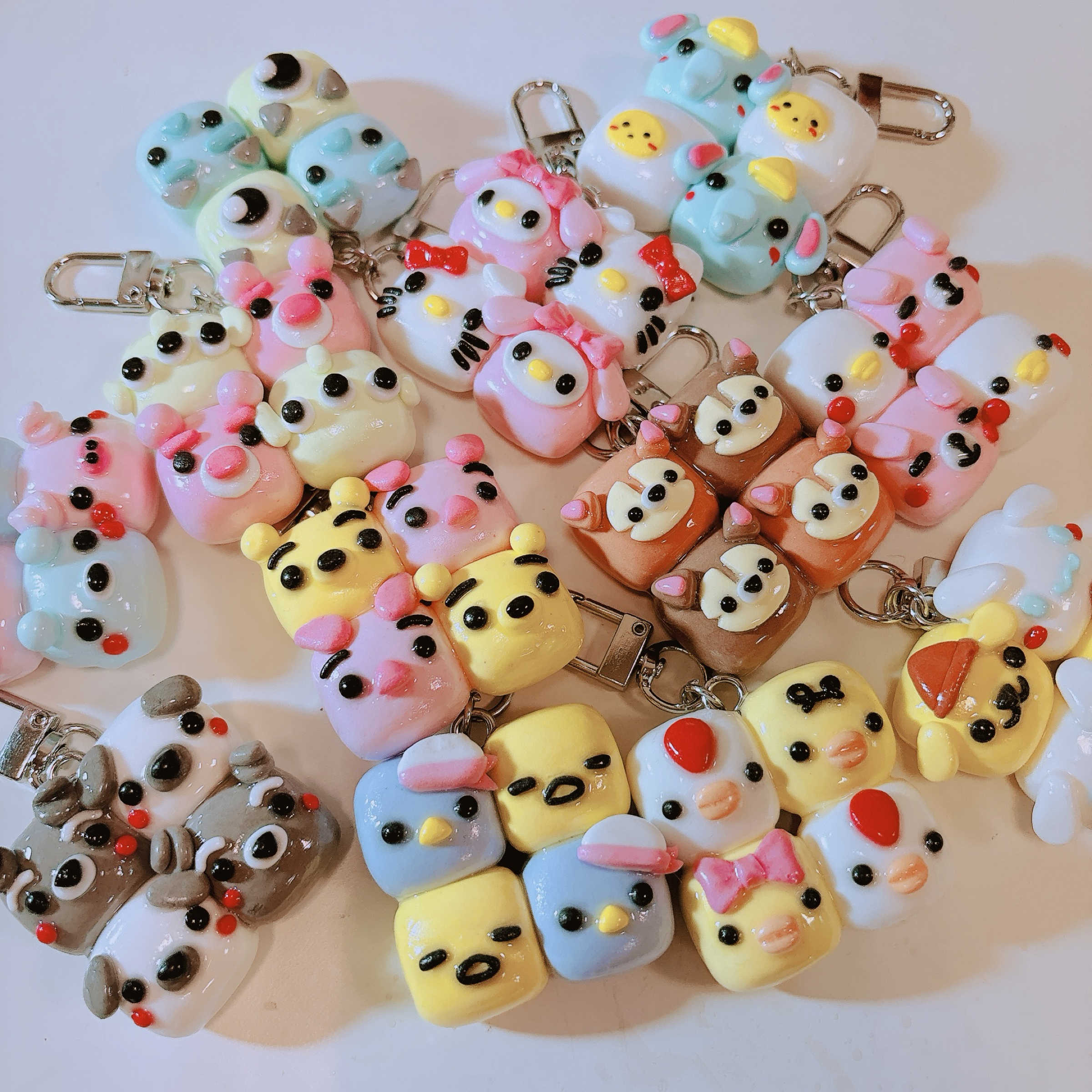 手作黏土卡套「手撕麵包吊飾」🥖（可等待再下單！