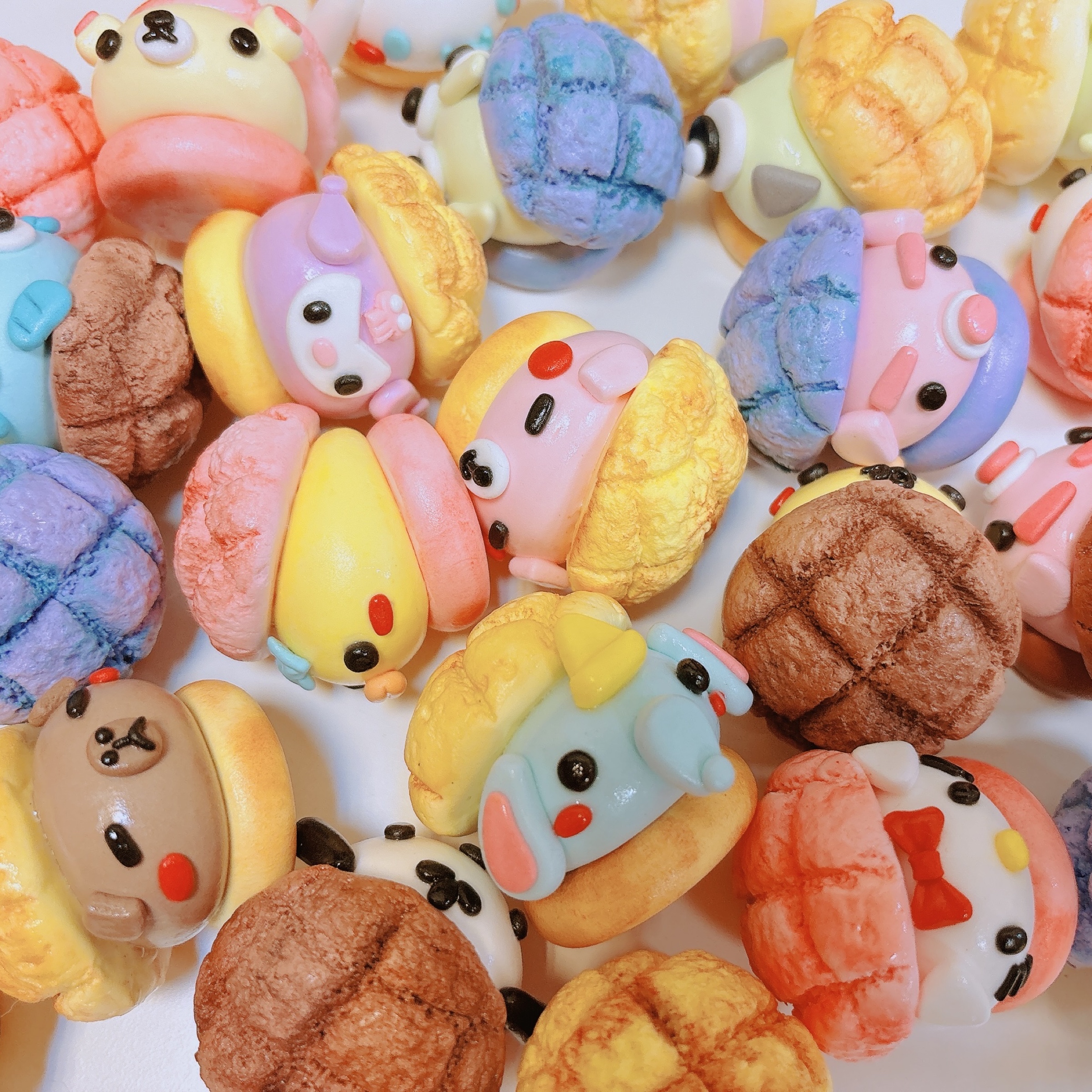 手作卡通黏土菠蘿麵包吊飾🥖（可等待再下單！