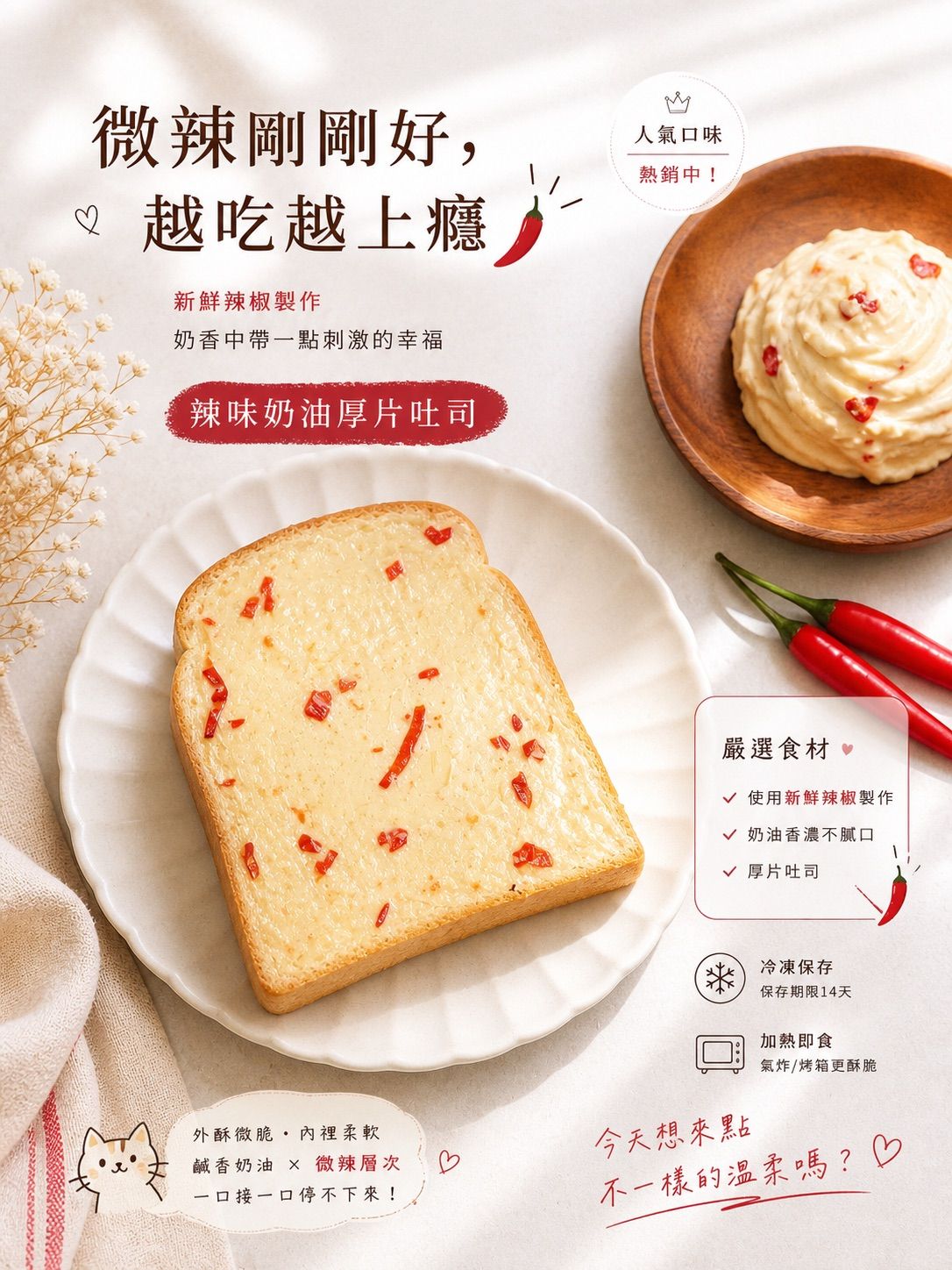 【新品上市】辣味奶油系列🌶️🌶️
