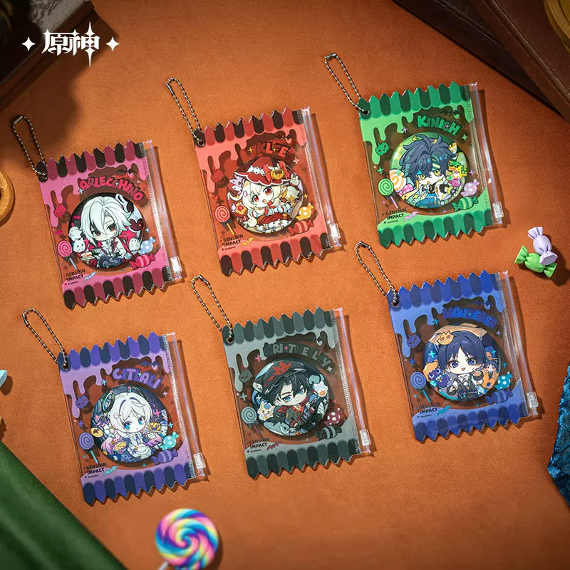 【原神官方】幽夜绮想系列徽章＆徽章保护套 Genshin