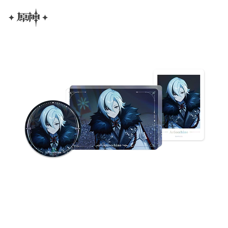 【原神官方】冬夜愚戏系列周边 徽章 流沙亚克力画 Genshin