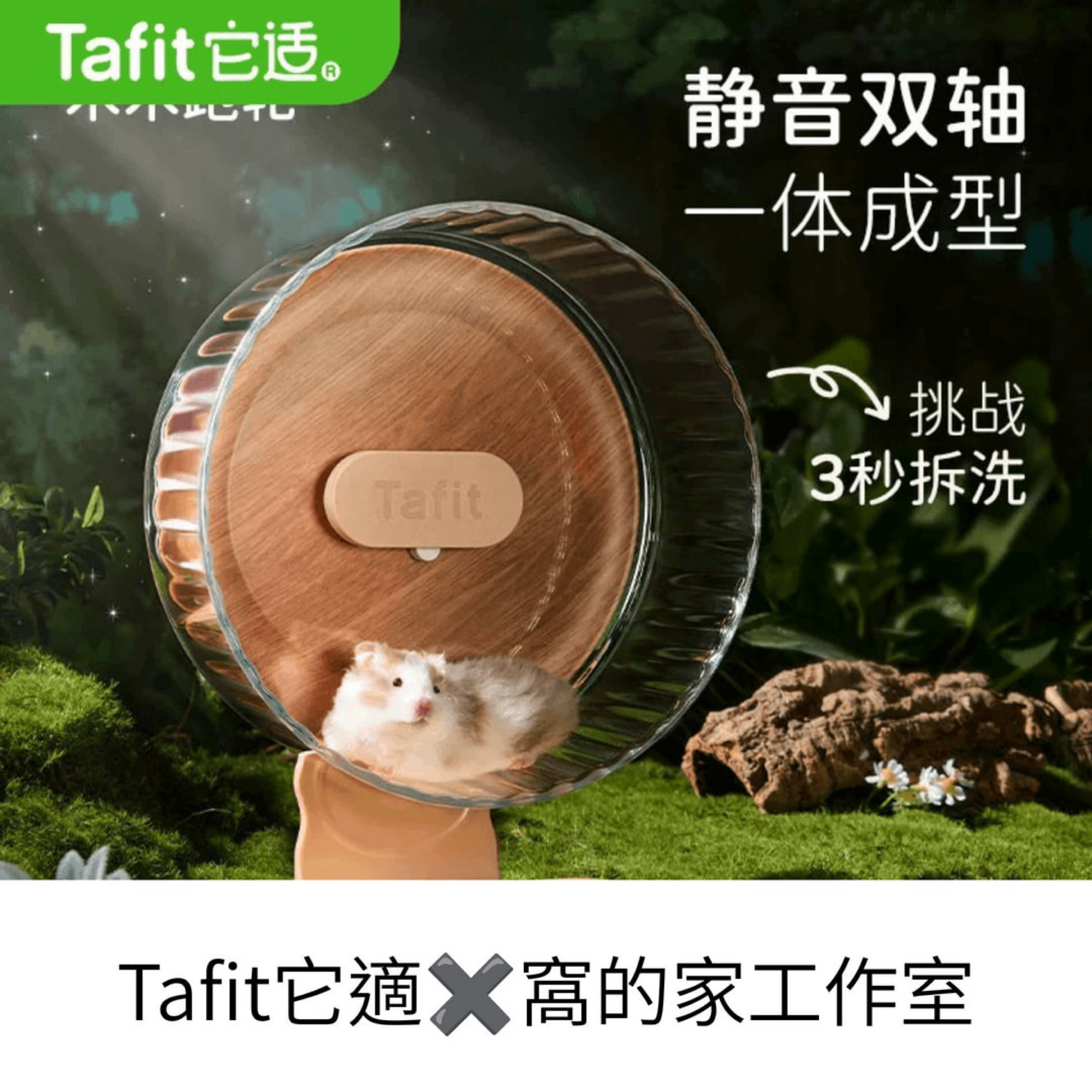 Tafit它適｜晶彩跑輪／木木跑輪