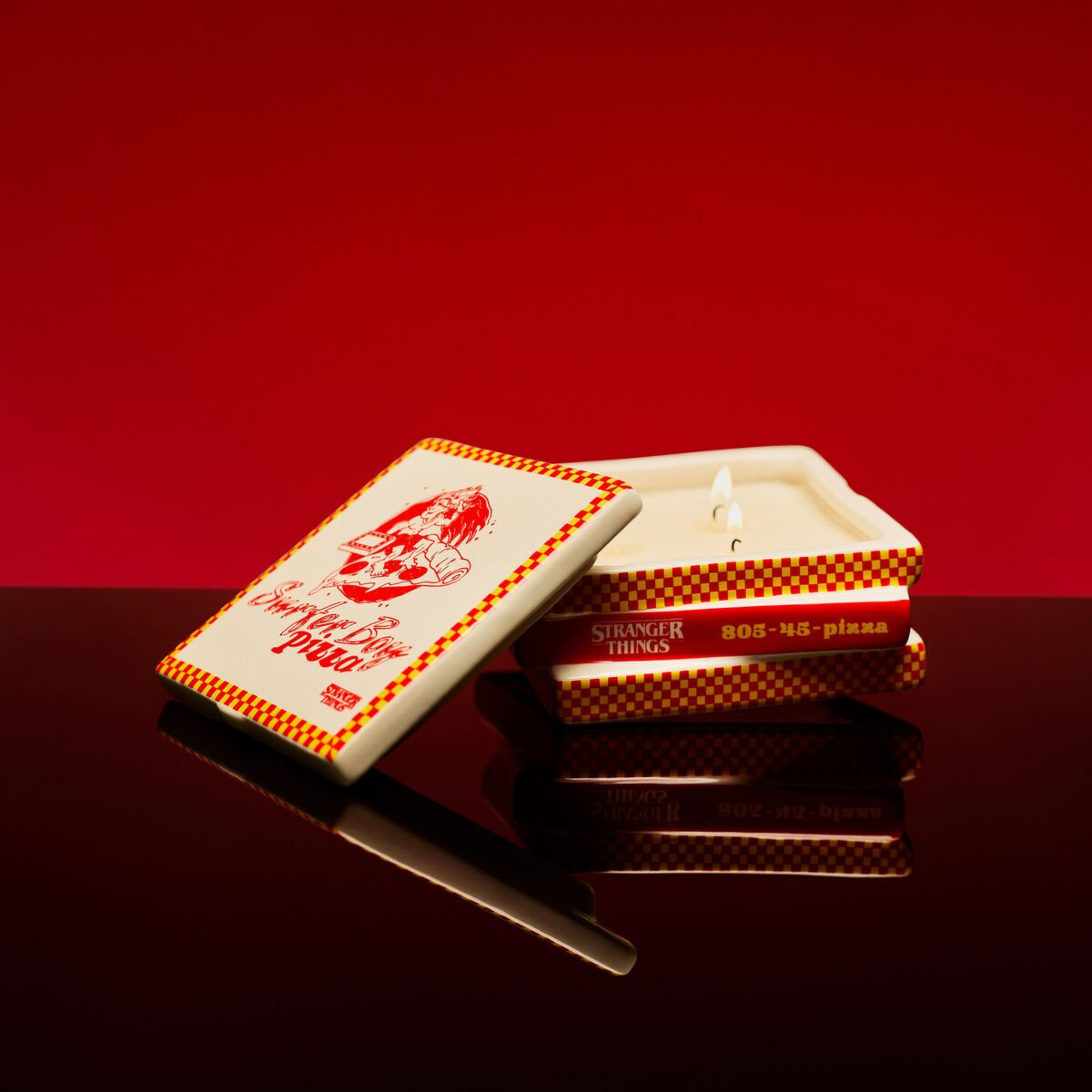 怪奇物語 披薩和造型 蠟燭