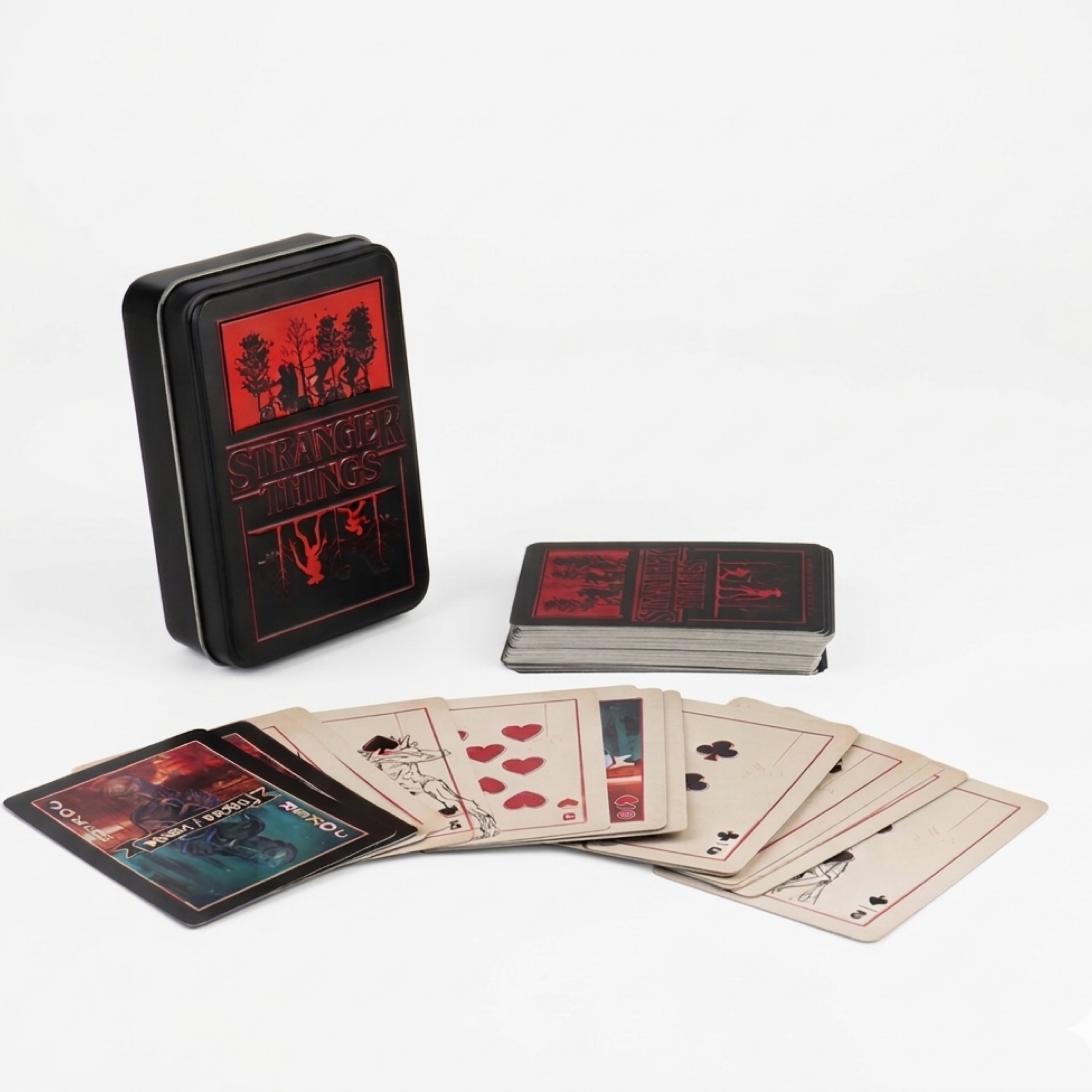 怪奇物語 鐵盒撲克牌