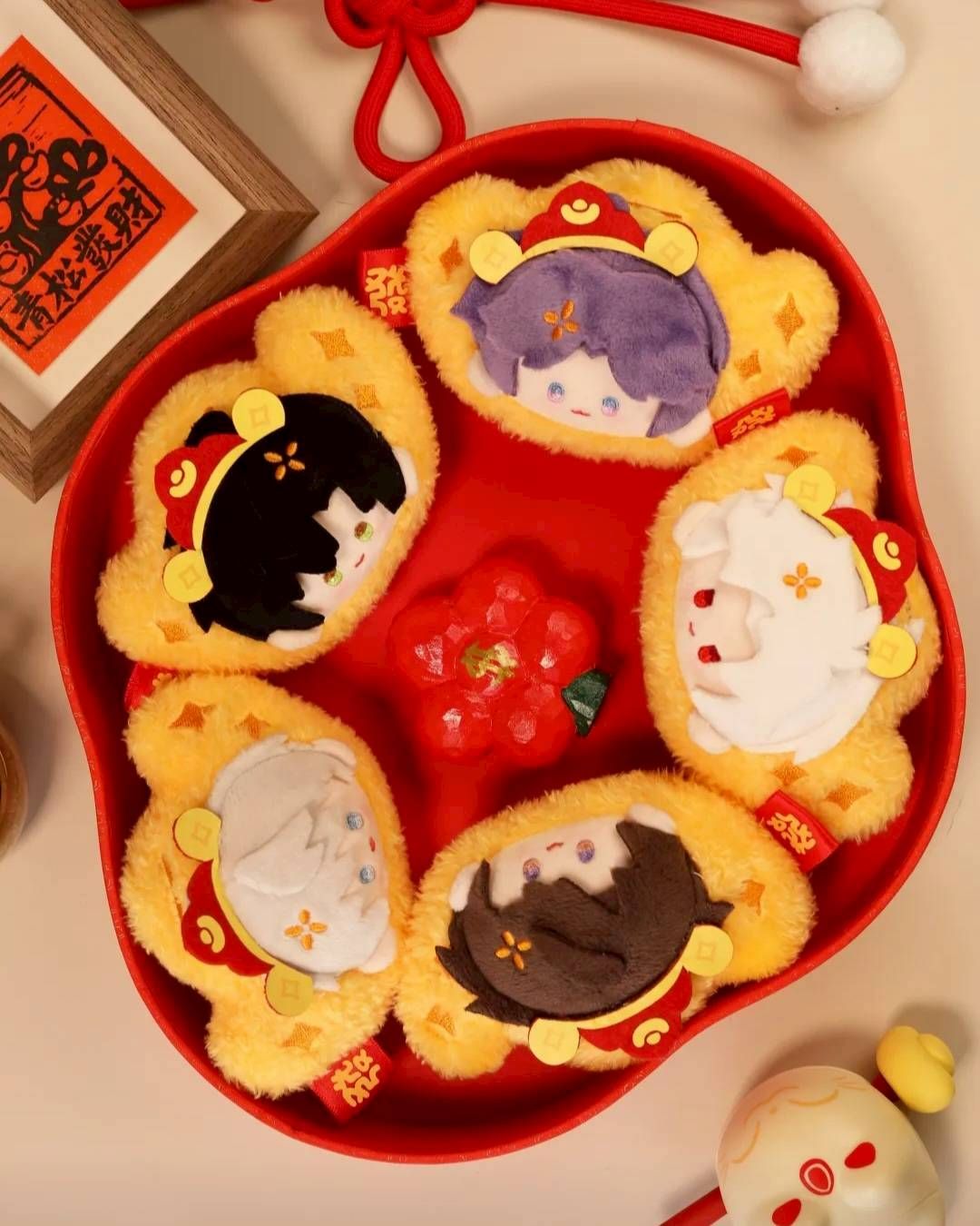 A079    來財絨毛掛件 🧧現貨