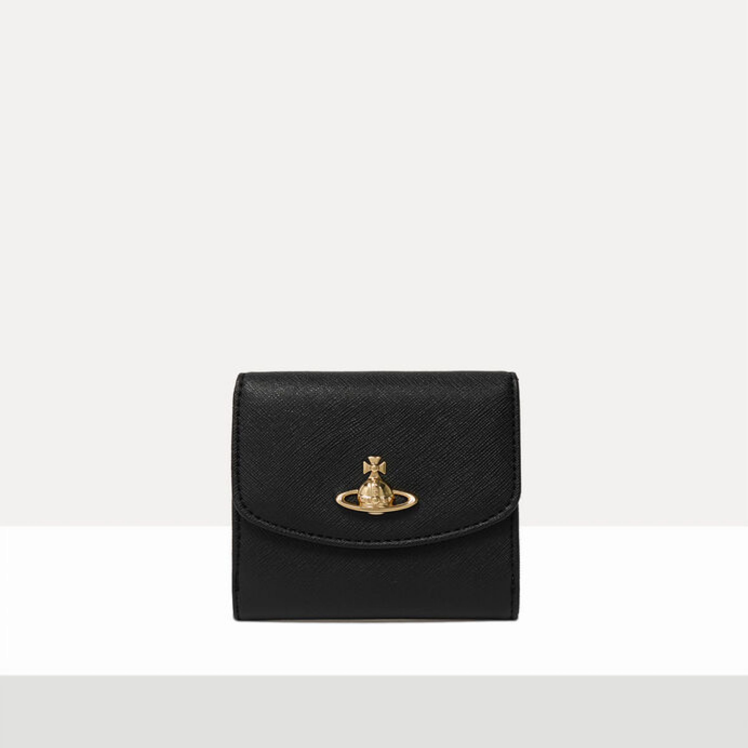 Vivienne Westwood🪐黑金對折翻蓋短夾（價格已扣除訂金，可直接下單）