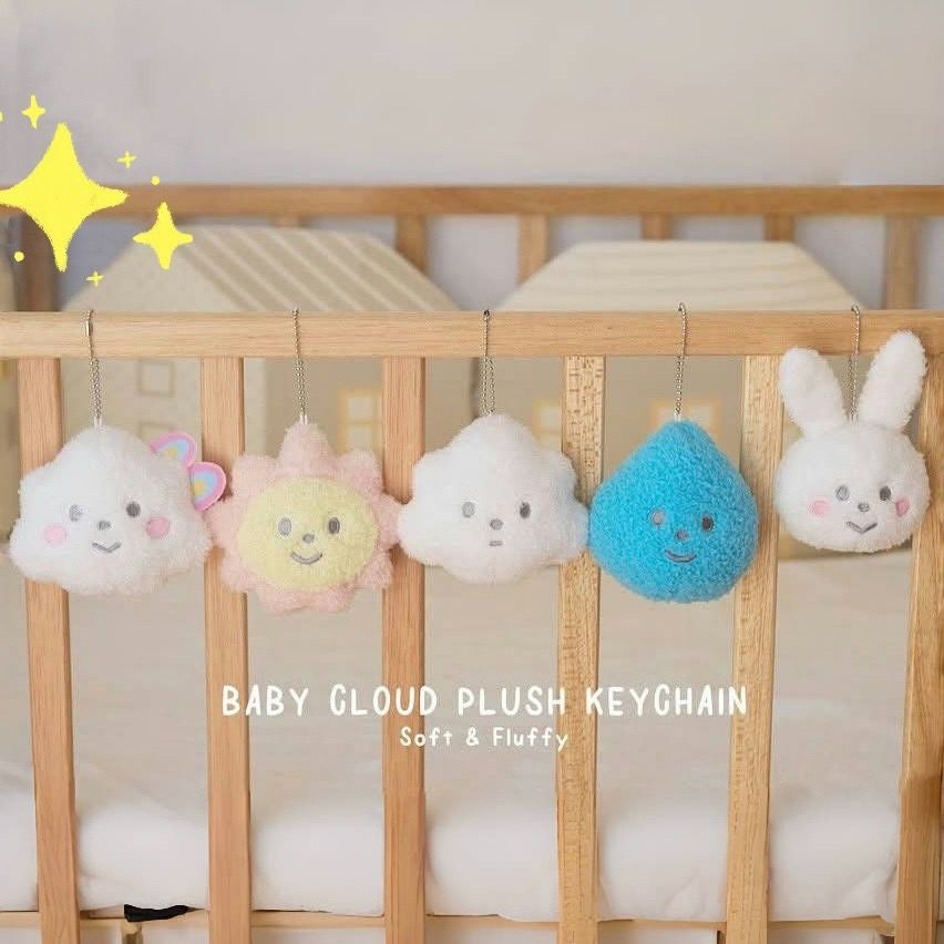 現貨∣香港文創🇭🇰✶⌑FLUFFY HOUSE 雲朵先生與朋友們 毛巾絨 娃娃吊飾