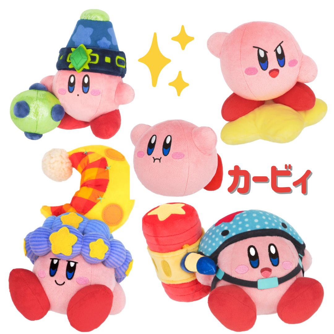 現貨∣日本🇯🇵✶⌑三英貿易 星之卡比 絨毛娃娃S 漂浮卡比 深度睡眠卡比 鎖鏈炸彈卡比 槌子卡比 傳送星卡比