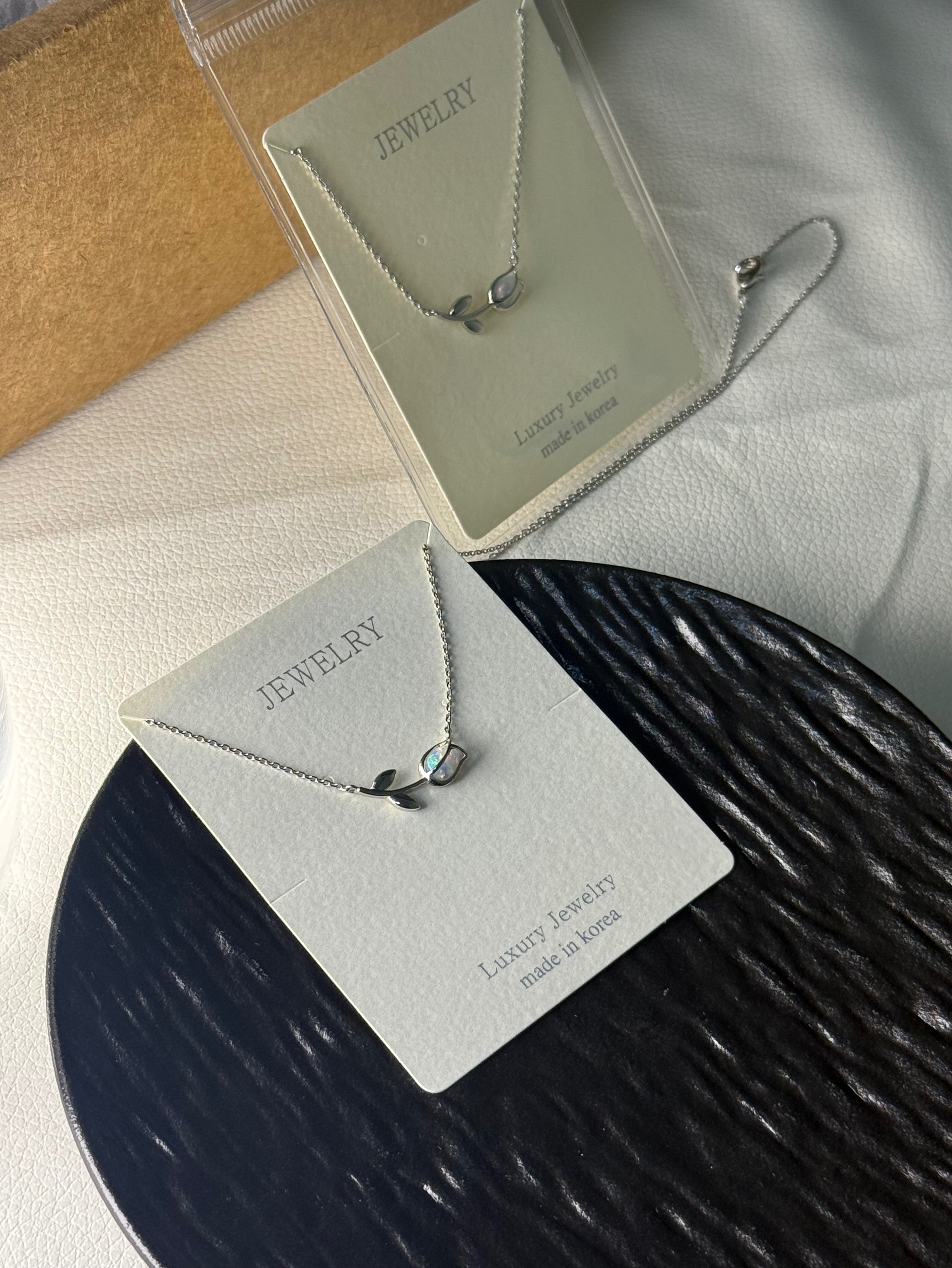 《正韓天然石花苞項鍊》