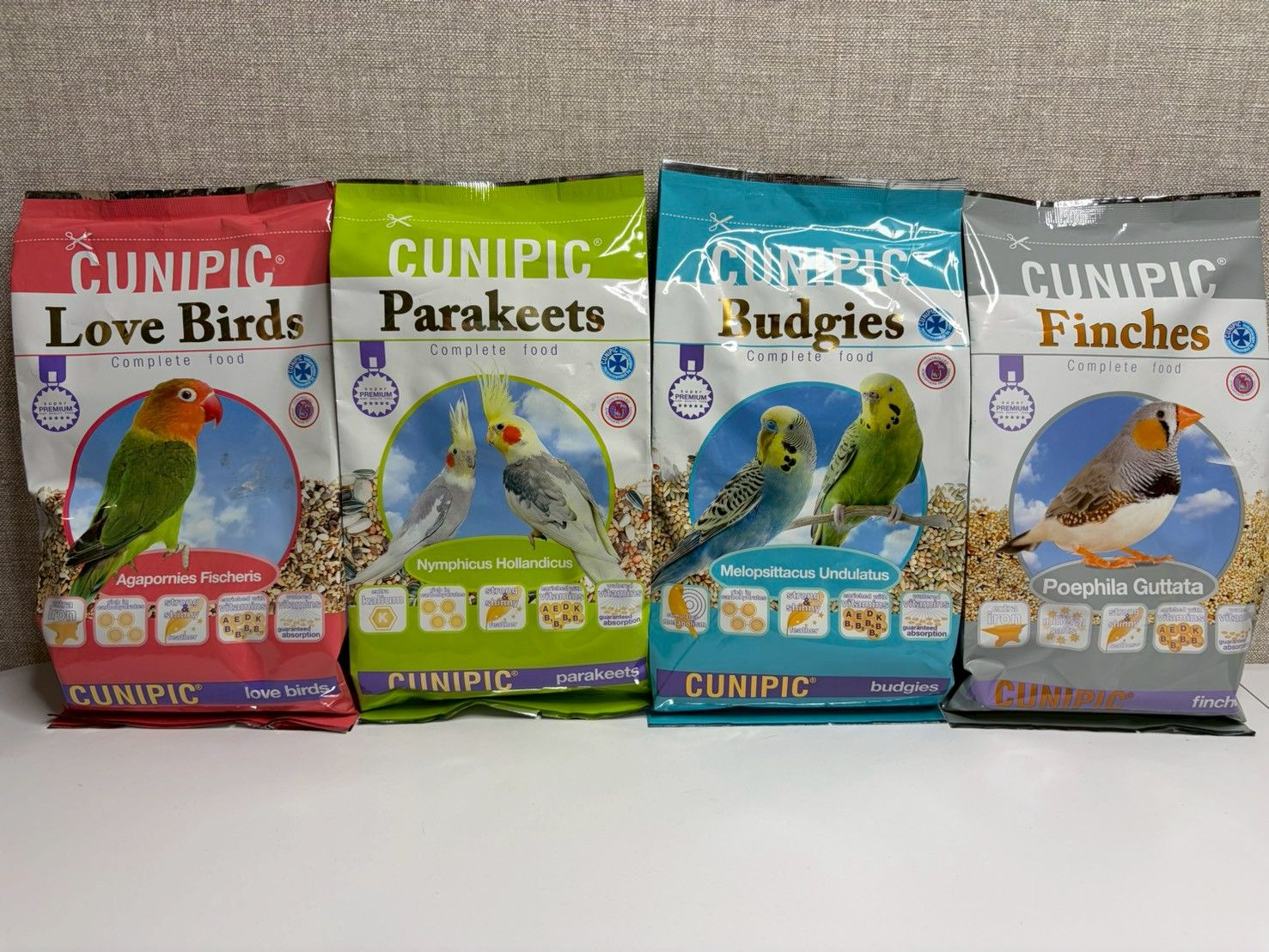 CUNIPIC西班牙（長尾/中小型/小型/雀科）鸚鵡飼料-650g/200g