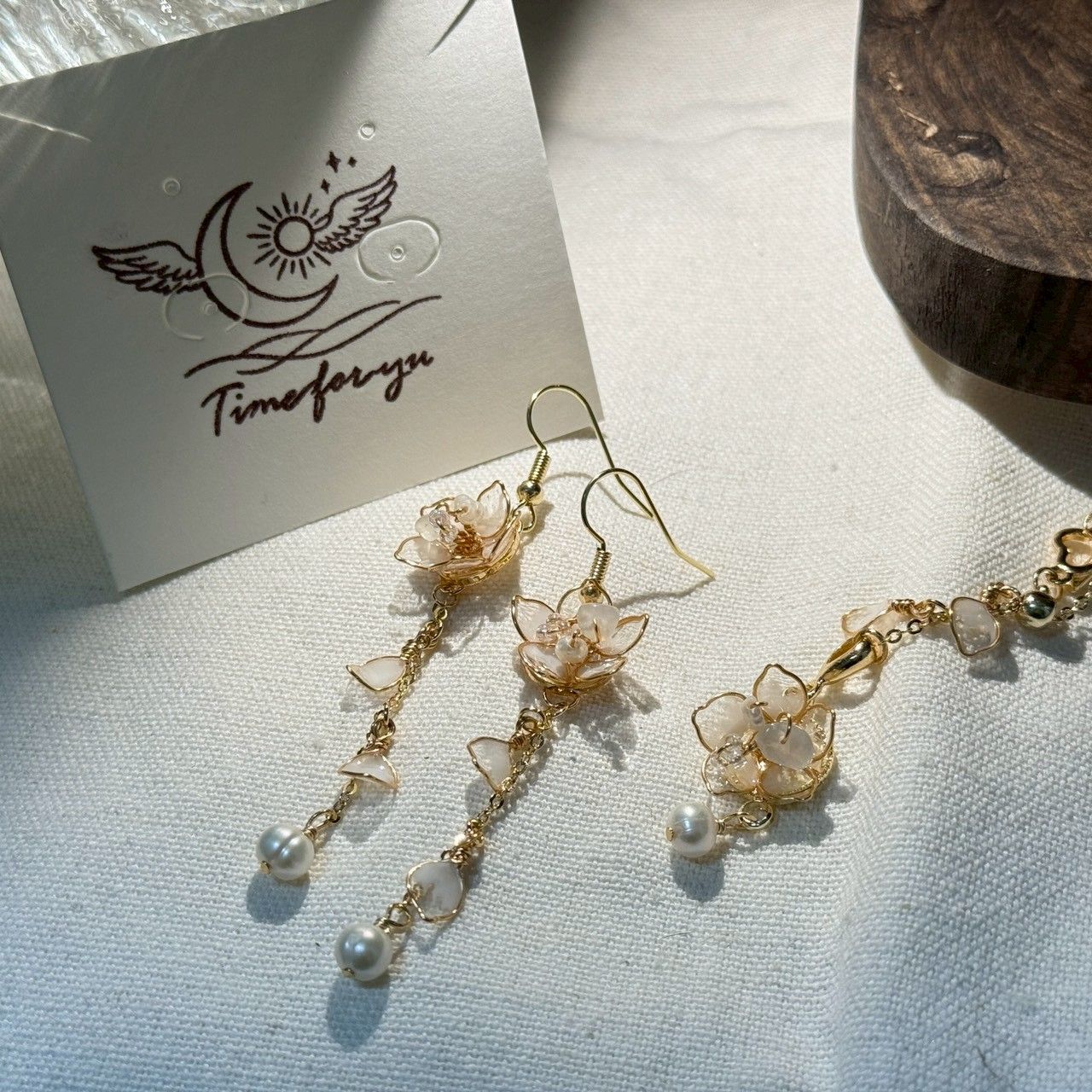 白露·耳環˖ ࣪⊹