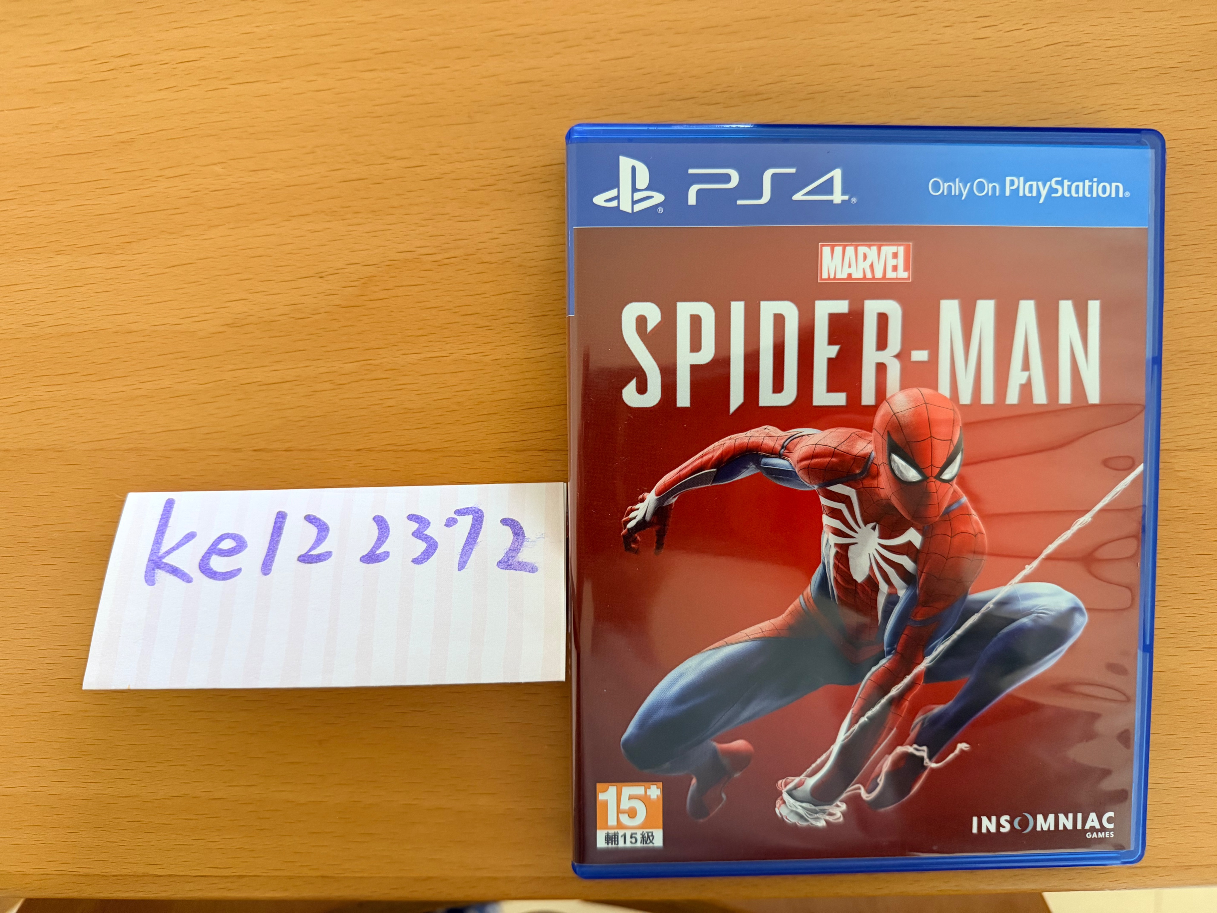 PS4 蜘蛛人1代