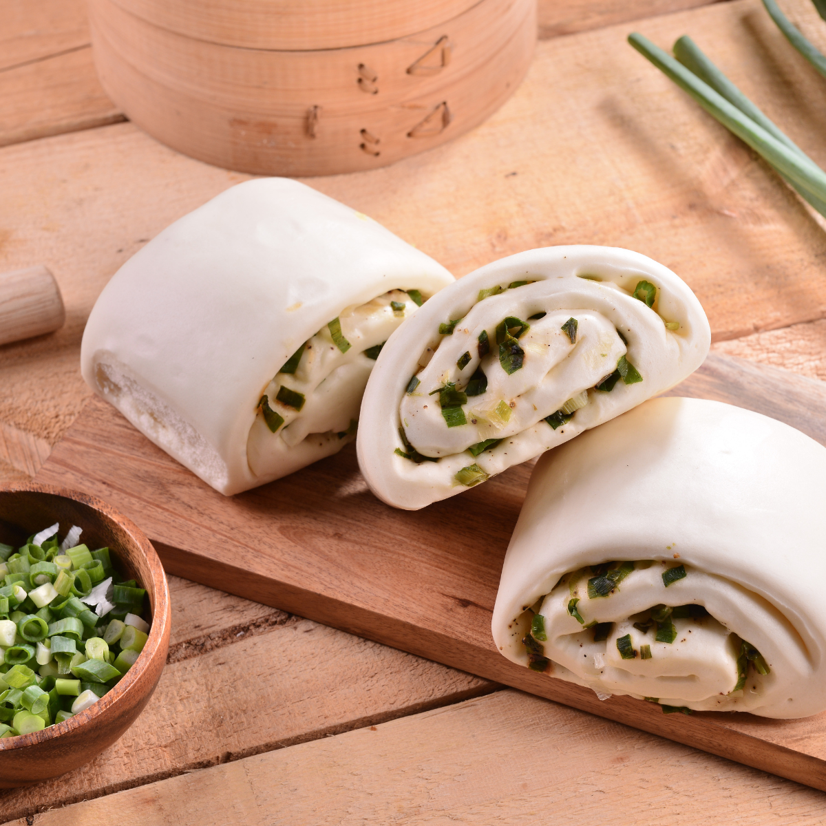 蔥花捲（五辛素）