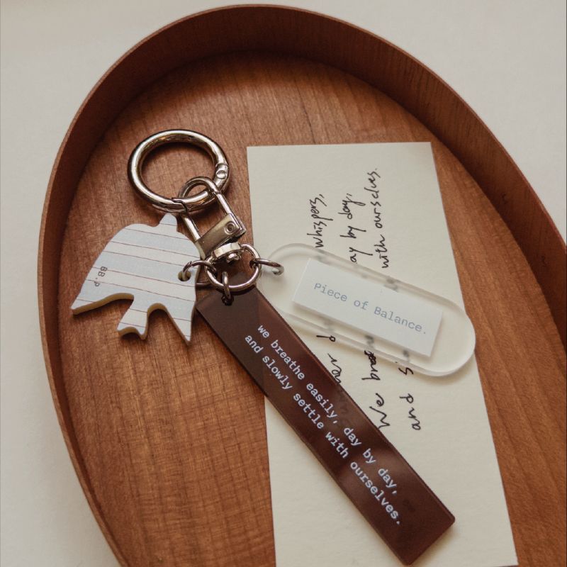 Piece Of Balance 日常的提醒 鑰匙圈