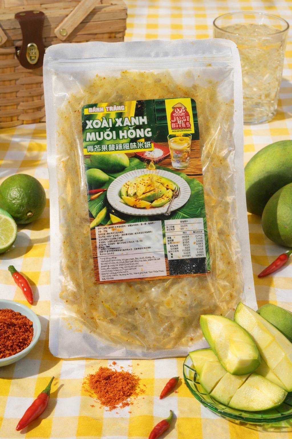 青芒果酸辣風味米紙 200g