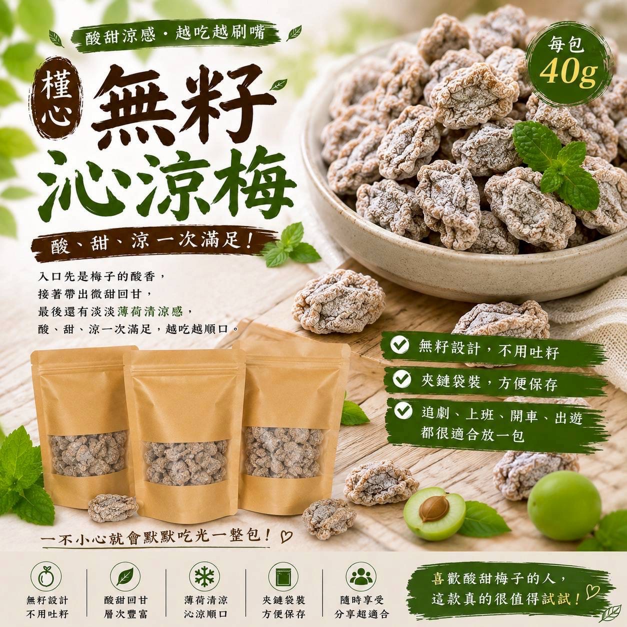 🌿 槿心無籽沁涼梅 🌿