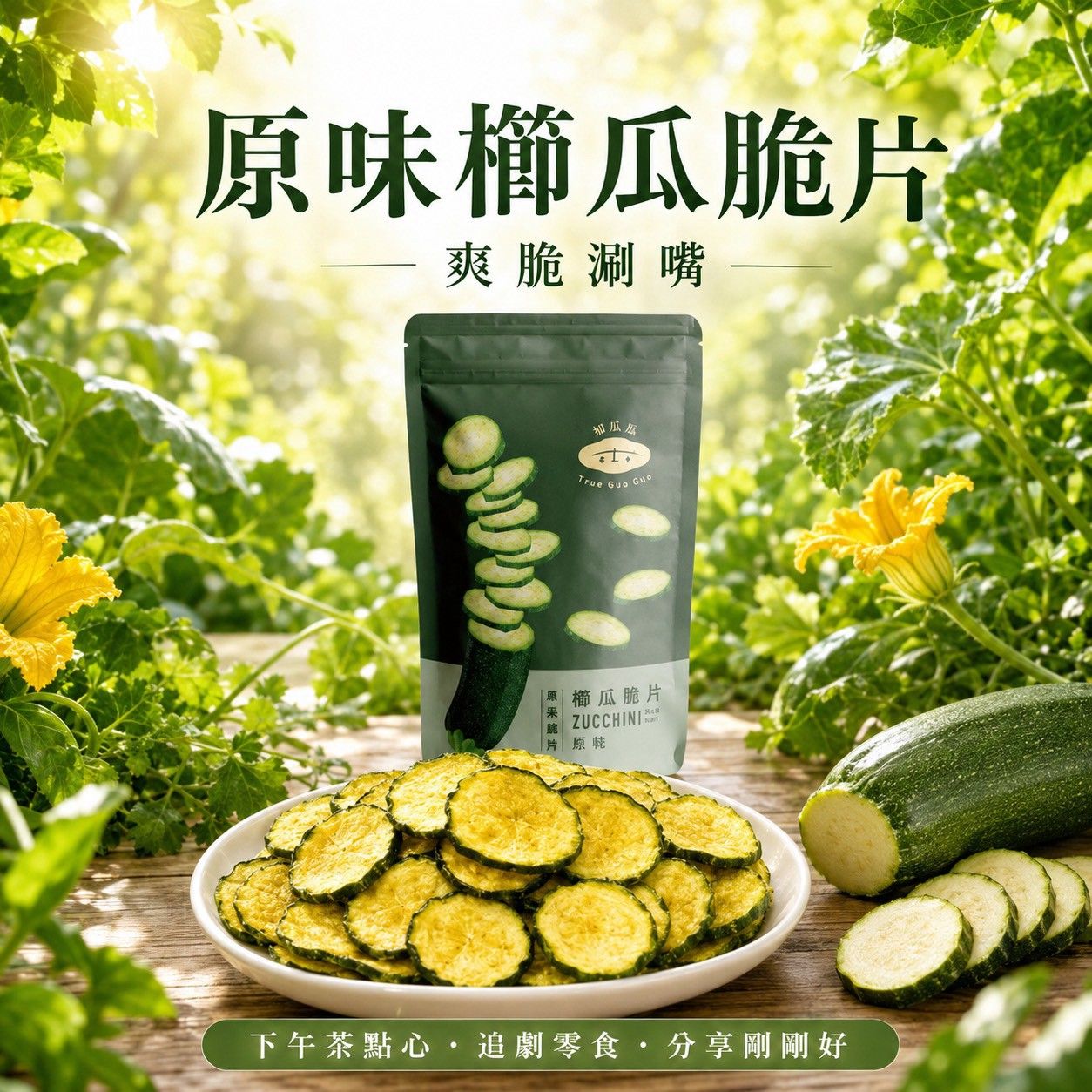超好吃初瓜瓜櫛瓜脆片🥒
