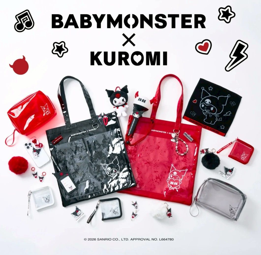 【KUROMI x BABYMONSTER】日本YG推出商品 現貨速出