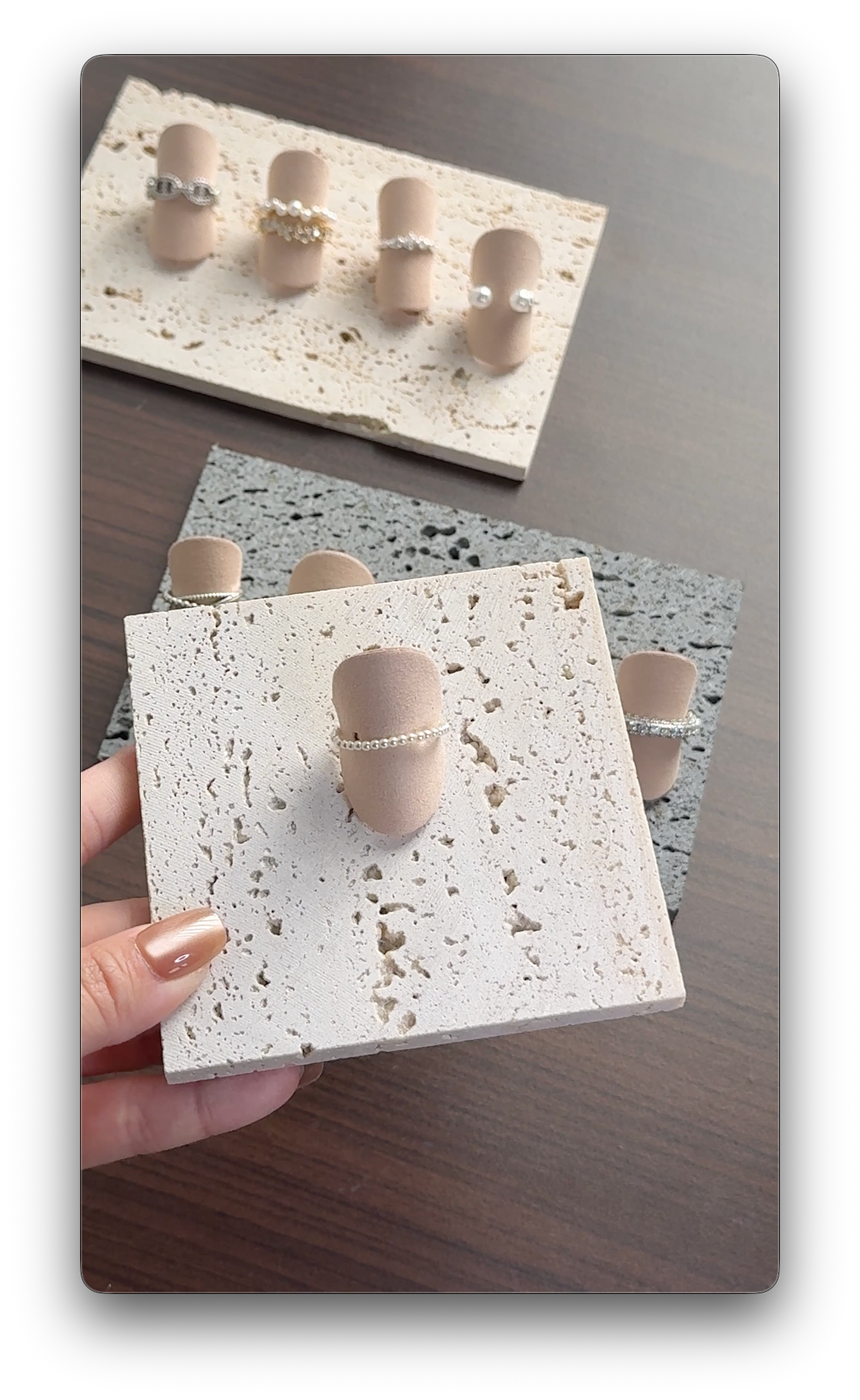 溫柔珍珠開口戒