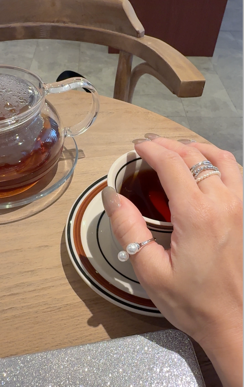 率性歐膩交叉戒