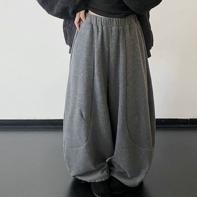 加絨加厚結構氣球彎刀棉褲୨୧ ̊。秋冬必備