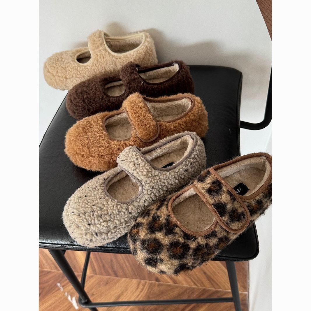 秋冬必入-毛茸茸平底豆豆鞋୨୧ ̊。五款