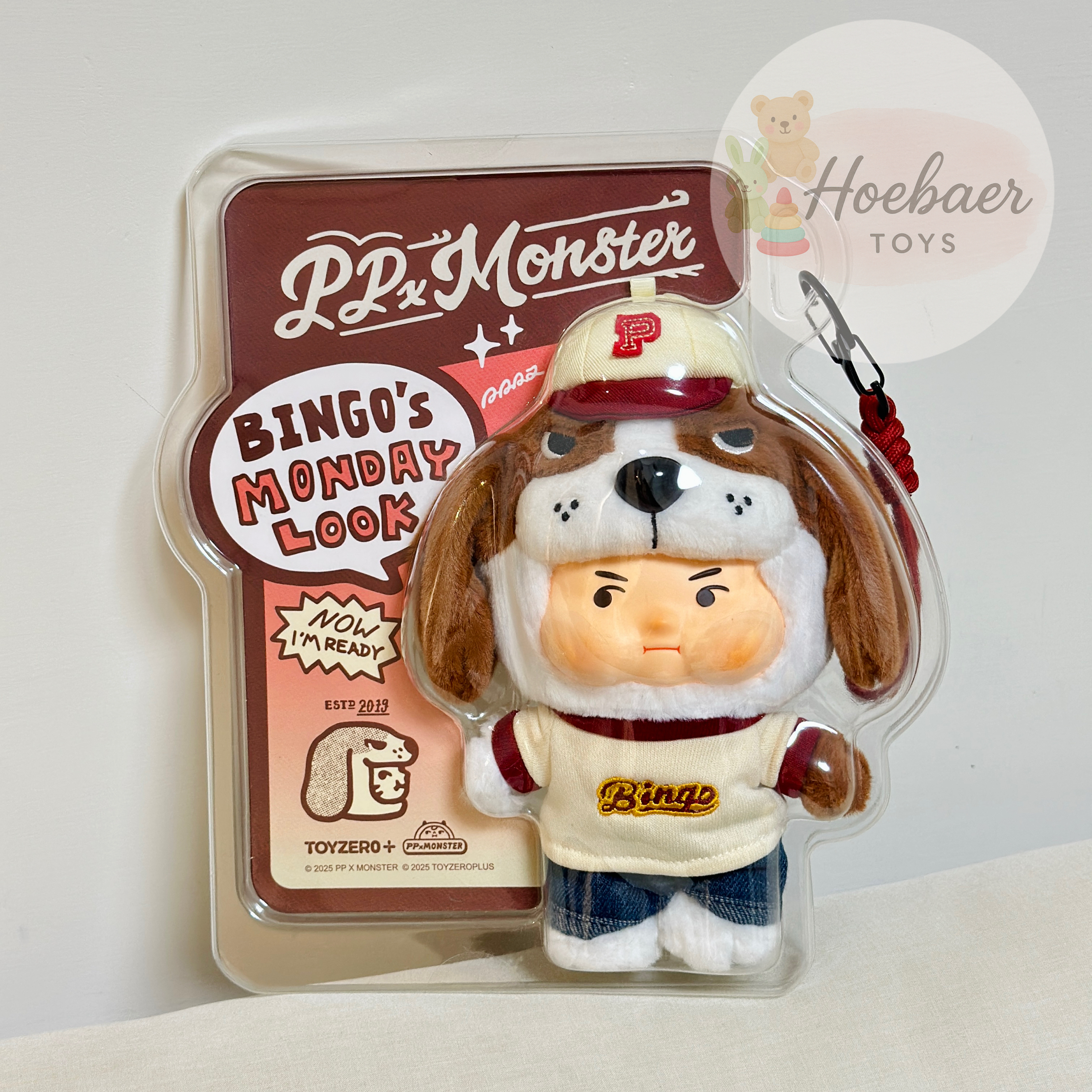 TOYZERO PP x MONSTER 淘氣星期一 搪膠毛絨公仔 吊卡掛件