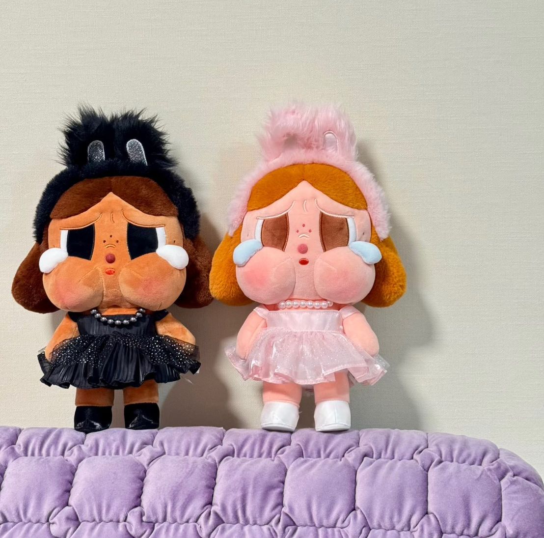 CRYBABY - SHINY SHINY系列 毛絨公仔大娃 黑粉哭娃芭蕾