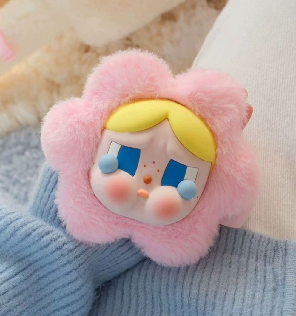 CRYBABY - 哭娃悲傷俱樂部系列 花朵耳機包 毛絨耳機包