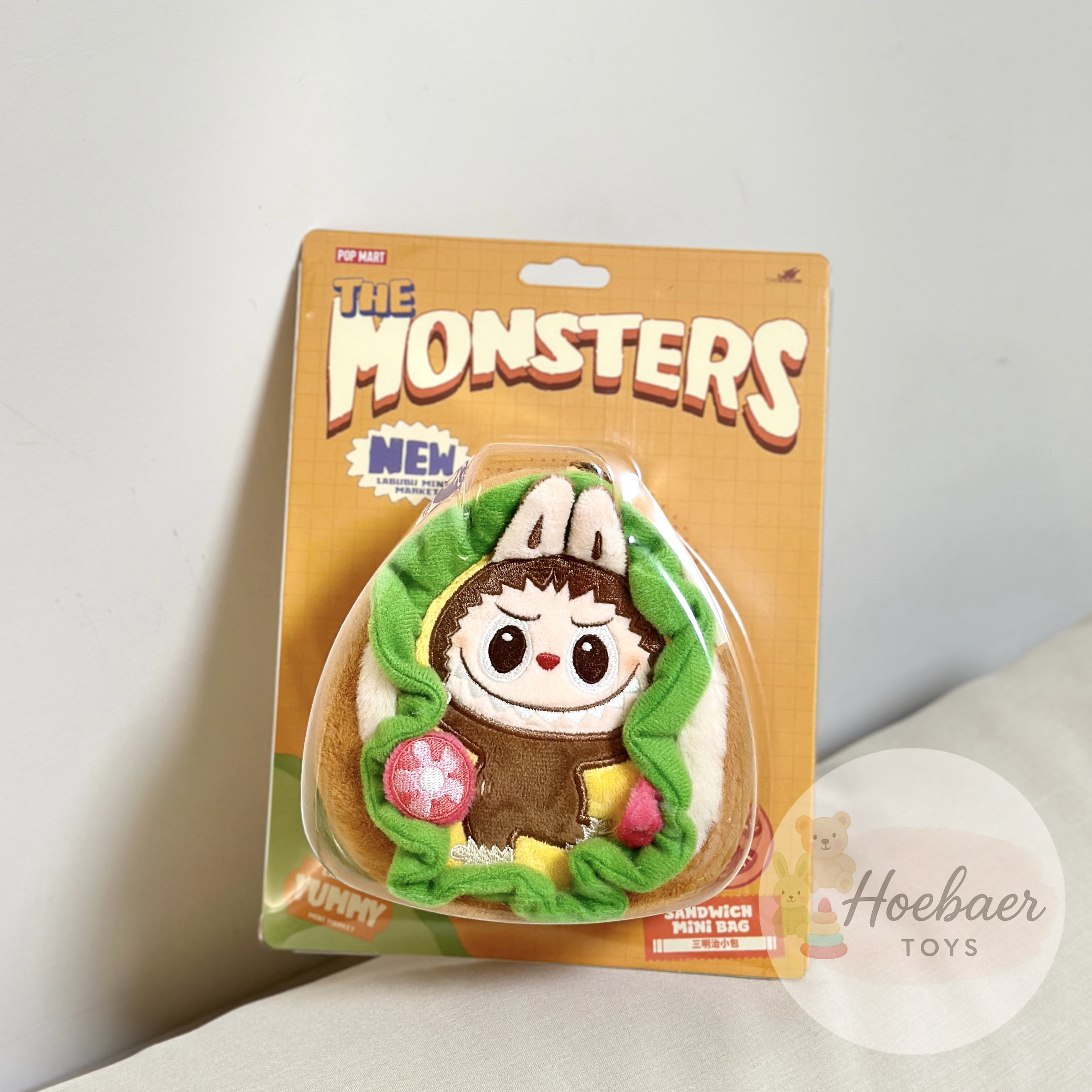 LABUBU 拉布布 展場限定 三明治小包掛件