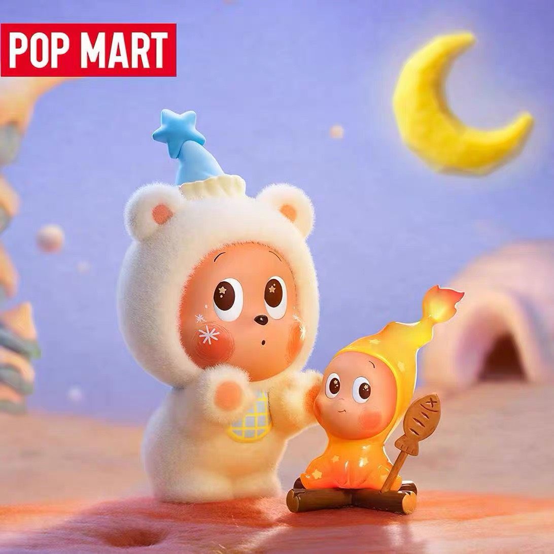 POP MART 泡泡瑪特 星星人 凍土午後的溫暖手辦 公仔吊卡 Twinkle Twinkle