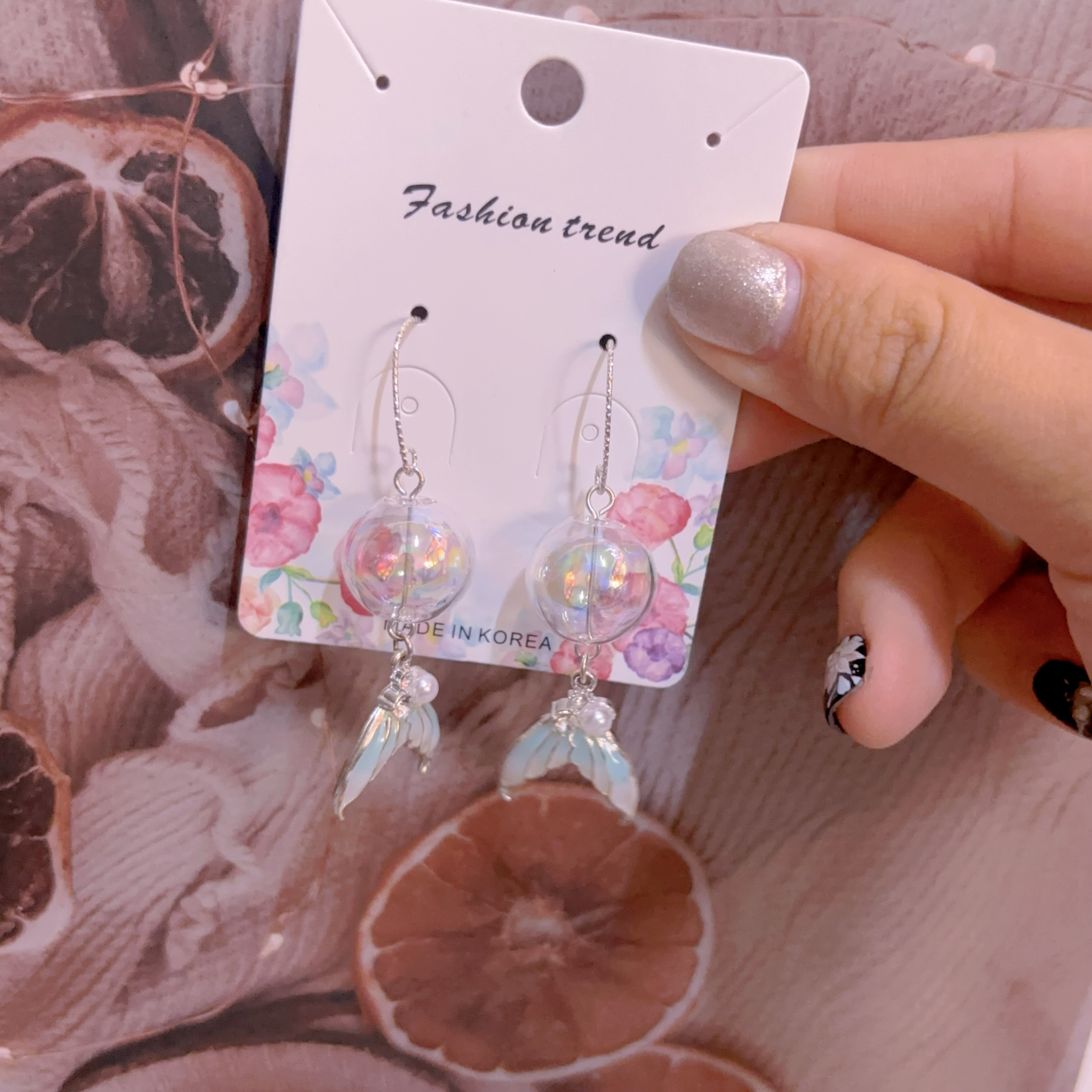 浪漫人魚泡泡🫧耳環