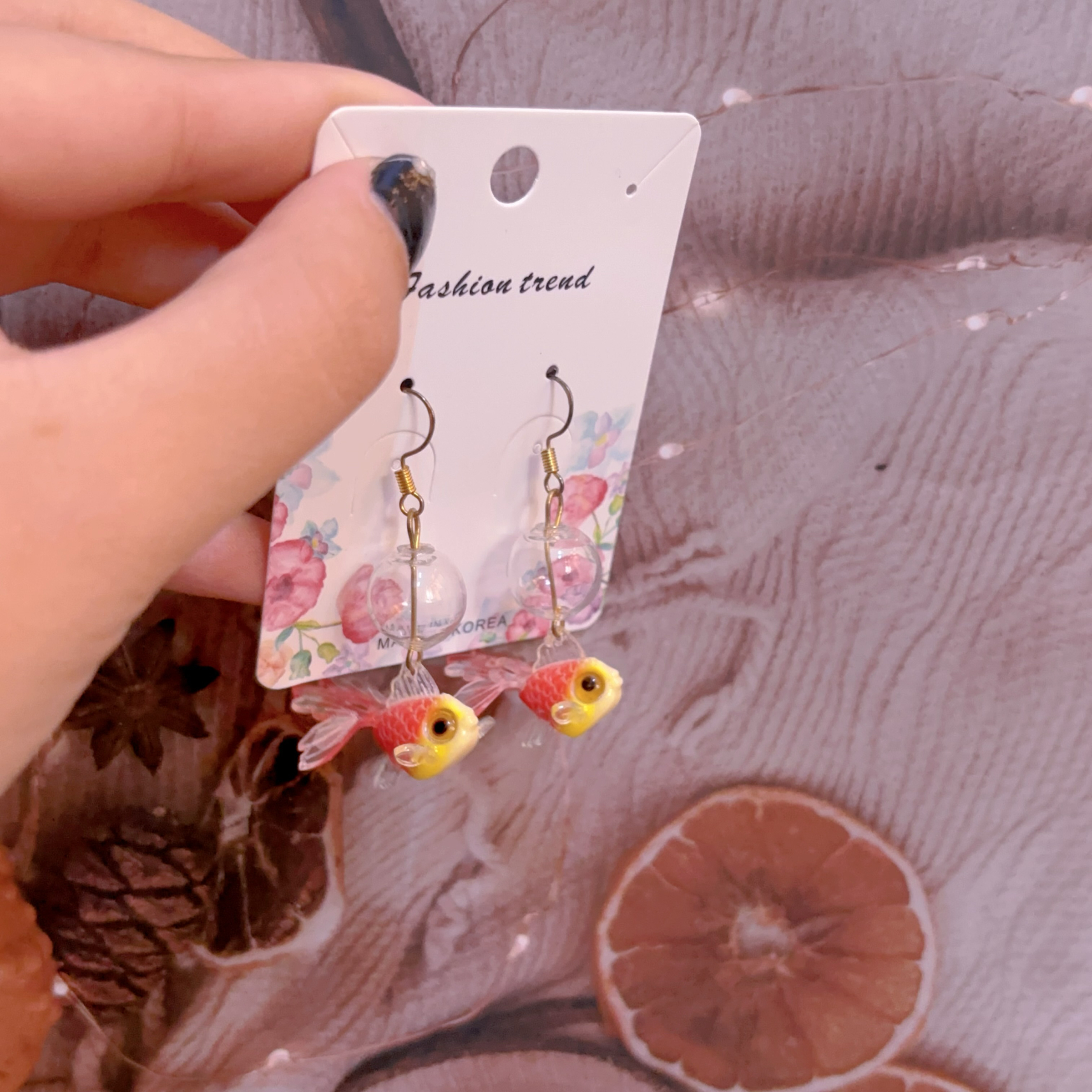 可愛立體泡泡金魚