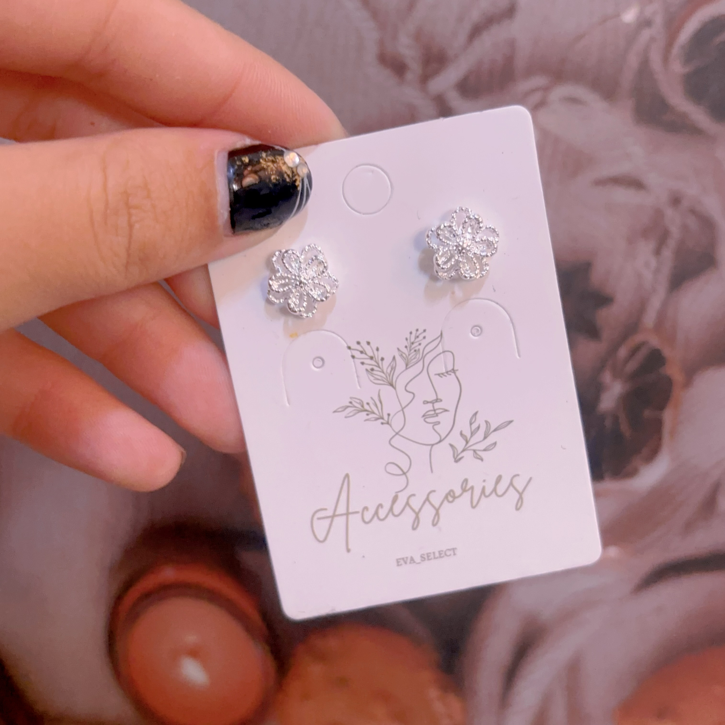 誰戴誰好看雪花耳環