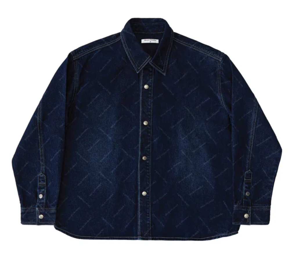 Always Wonder - Monogram Flow Denim Jacket | Deep Indigo （Ｌ）