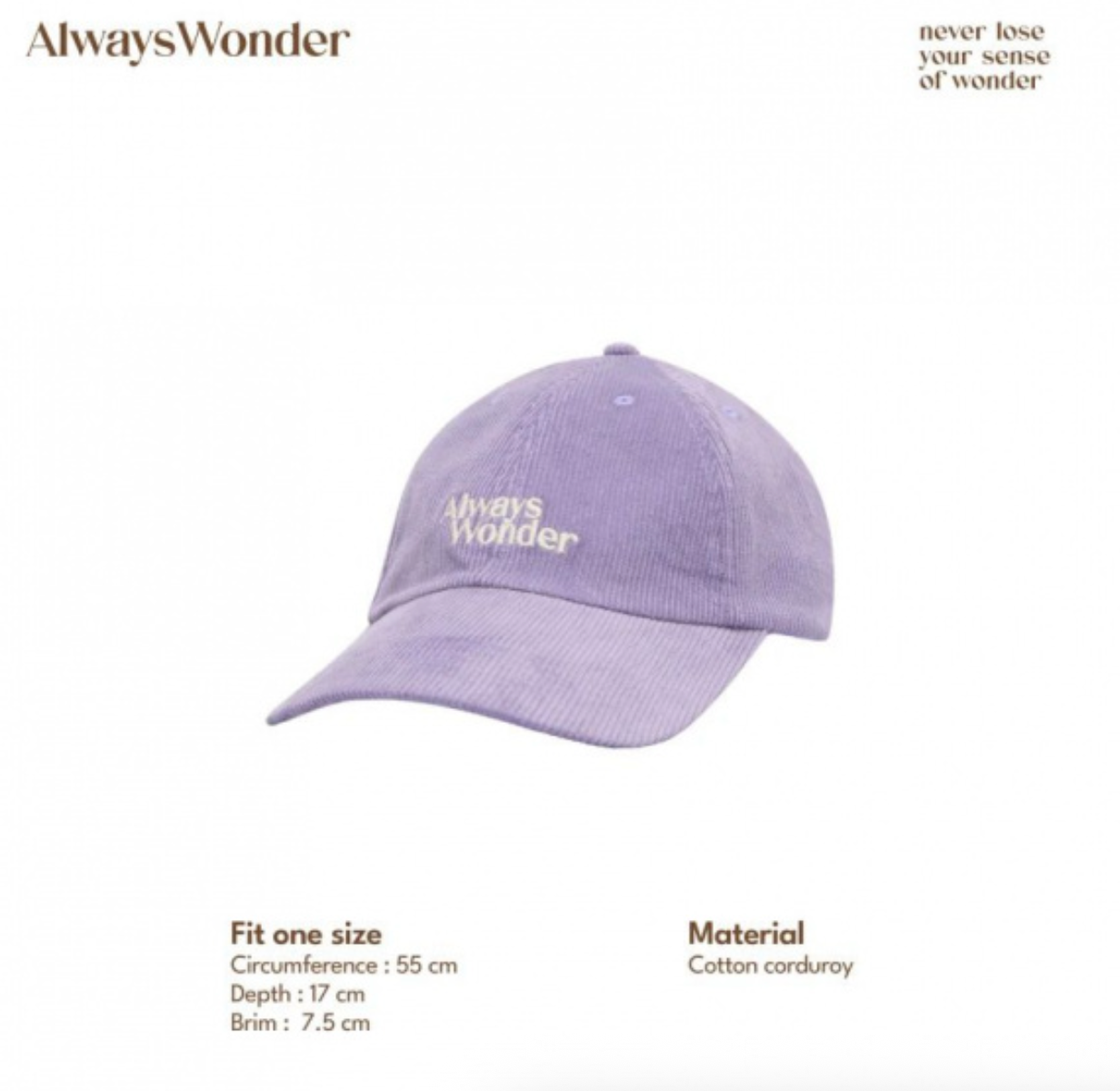 Always Wonder - 初代紫帽