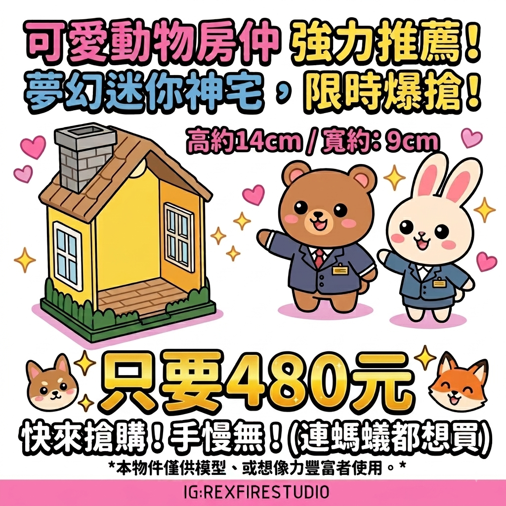 3D列印 娃的迷你屋