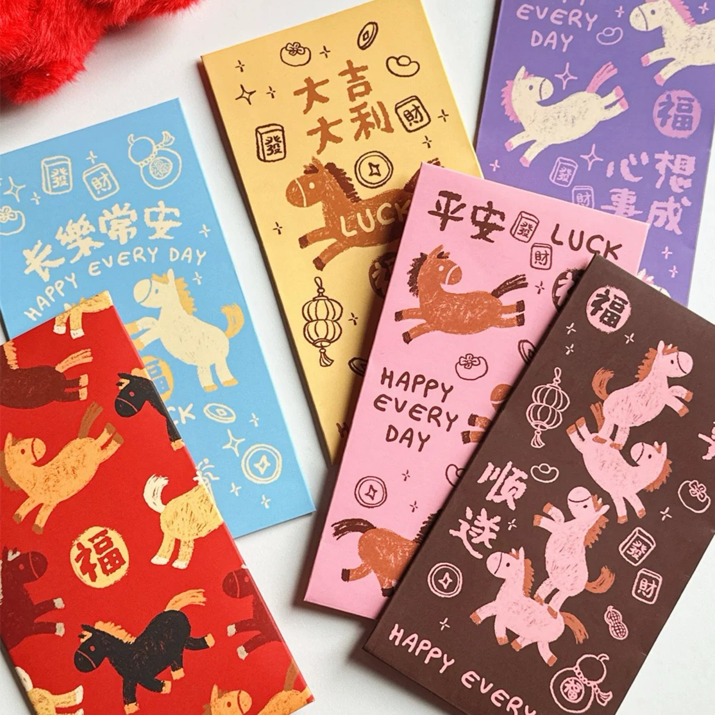 （現貨）2026馬年新春紅包袋（6入）