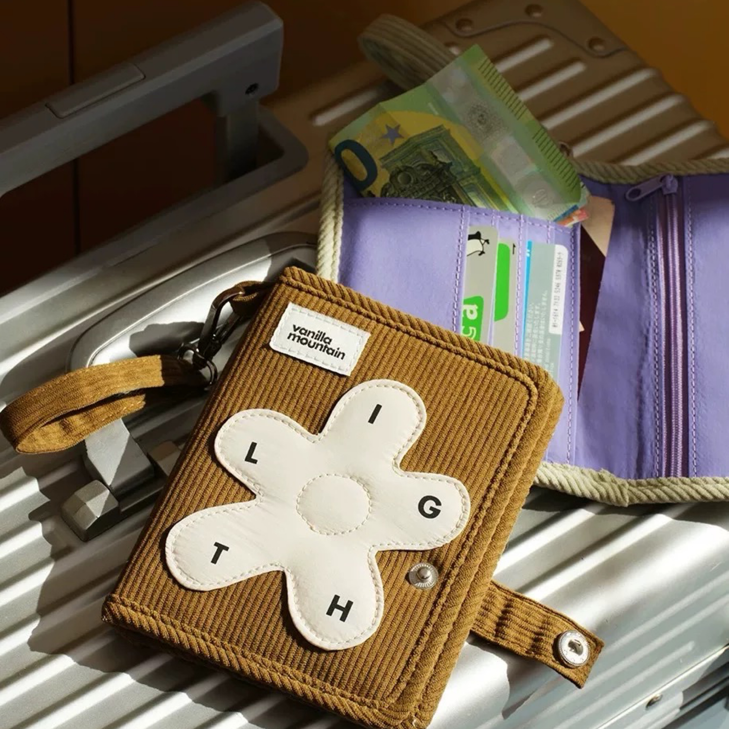 復古旅行護照夾