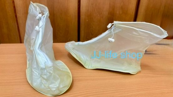 生活良品【生活良品】透明防雨防水雨鞋套（L號） 加厚版超耐磨防滑鞋底 雨鞋 L號