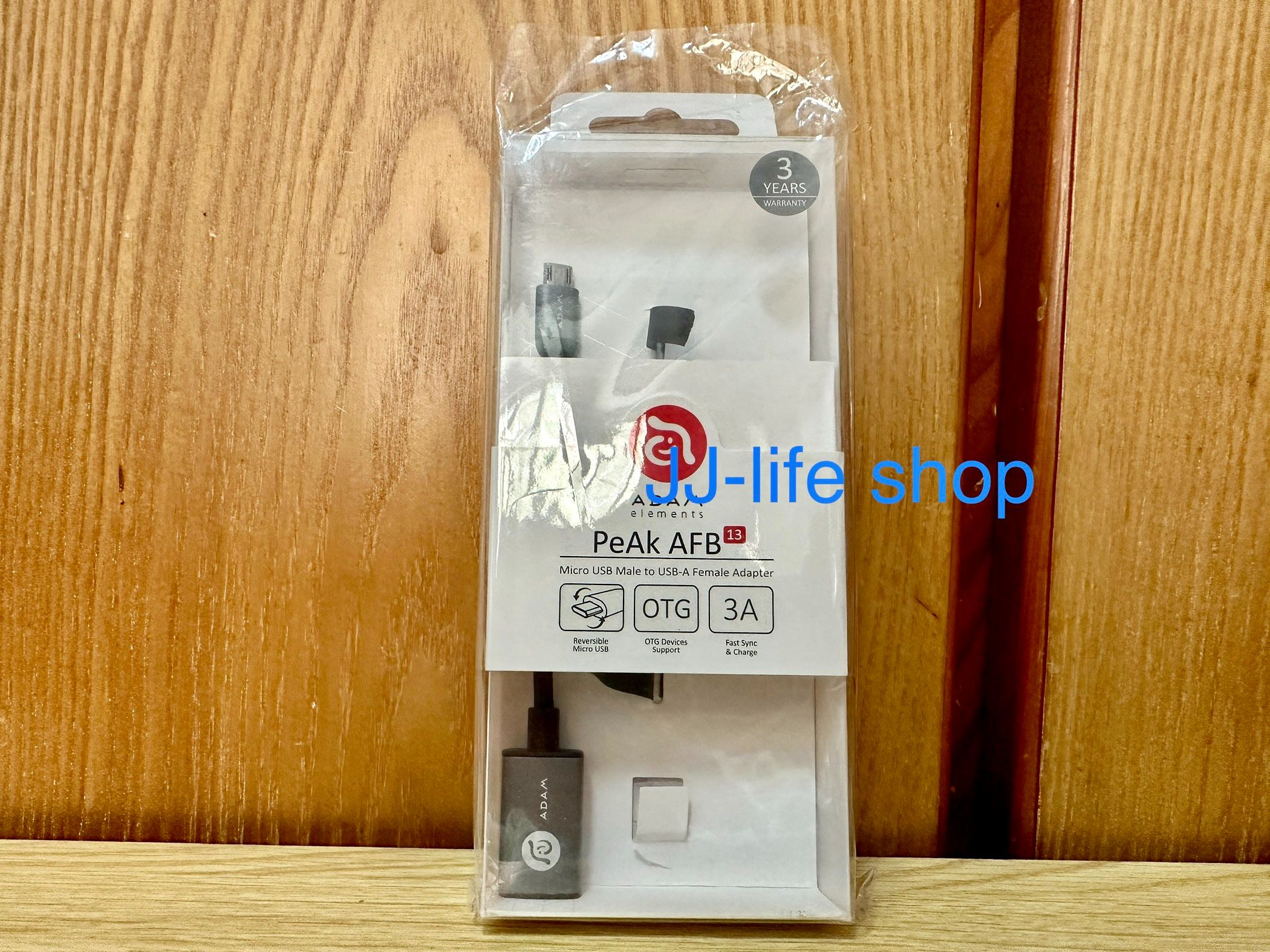亞果元素 ADAM PeAkAFB 13 Micro USB公 to USB 母