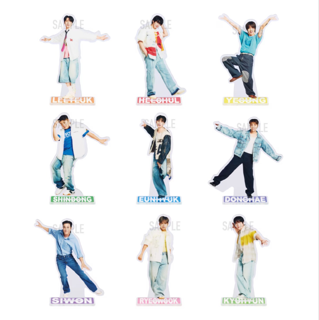 SJ十巡日本快閃超市壓克力立牌