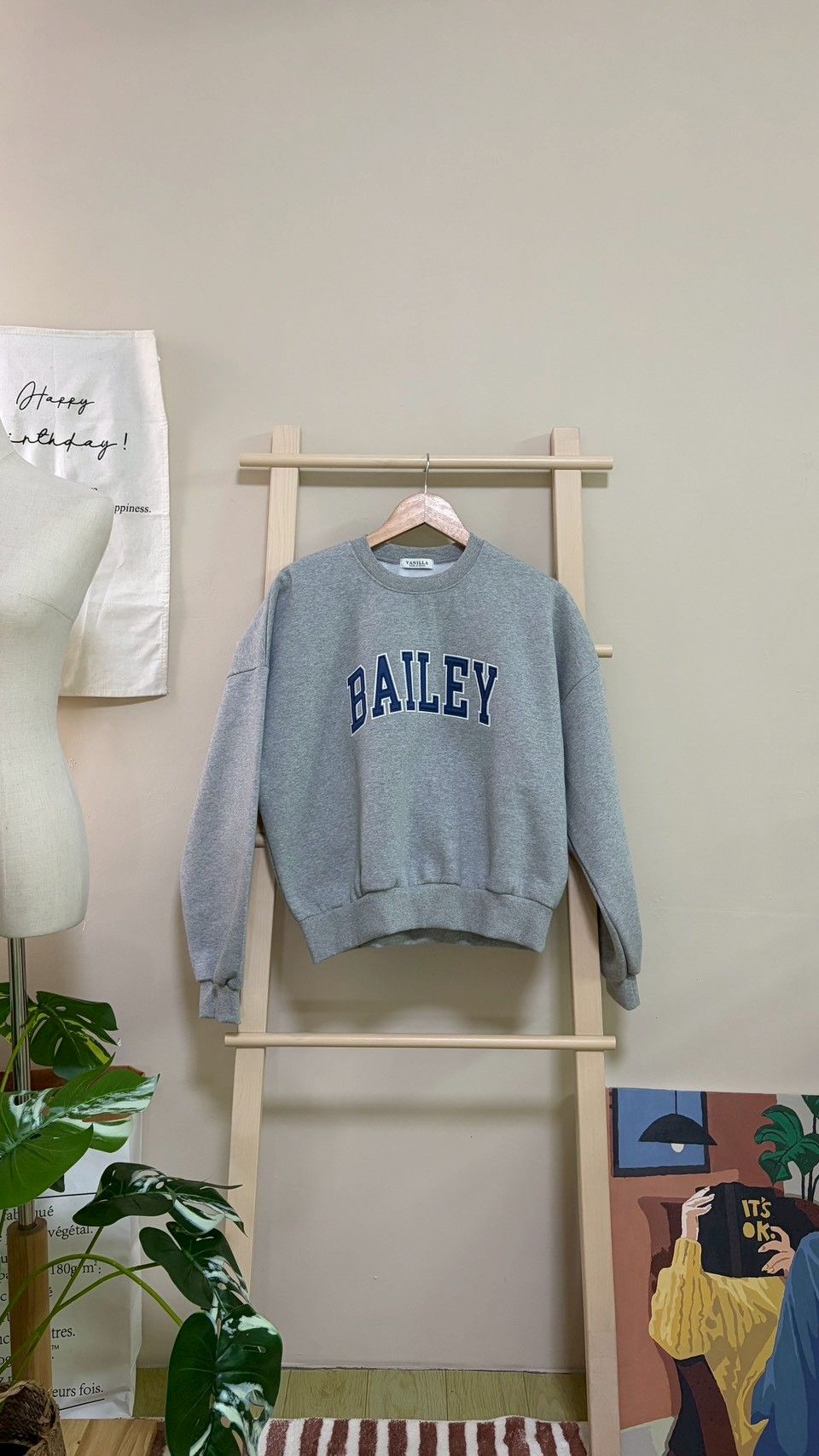 [現貨] 正韓選品🇰🇷 3zhi. BAILEY大學T 韓國 上衣 冬季