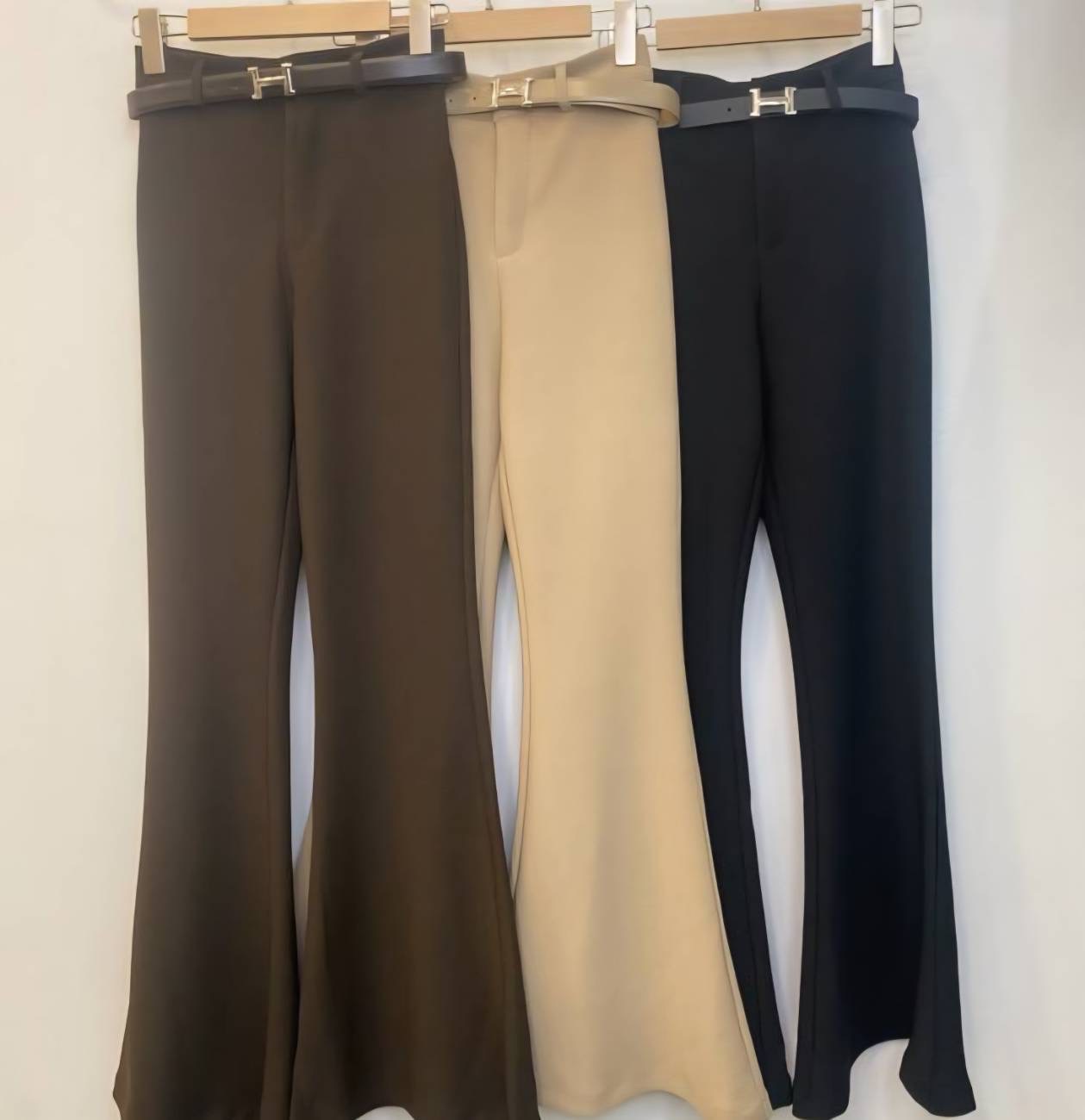 女神氣場必備高腰喇叭褲